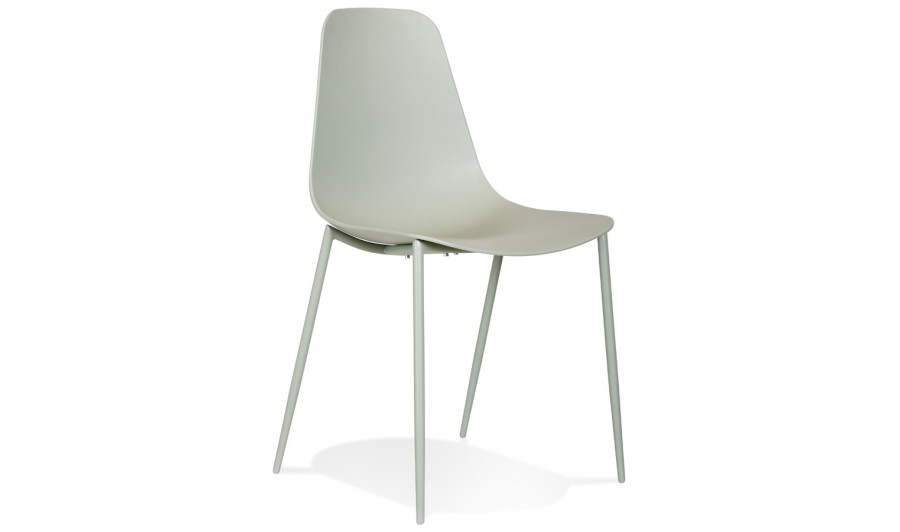CH05150LE 5404028348130 Chaise intérieur / extérieur FELIZ verte en matière plastique et métal CH05150LE 5404028348130 Chaise intérieur / extérieur FELIZ verte en matière plastique et métal