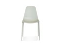 Chaise intérieur / extérieur FELIZ verte en matière plastique et métal