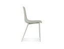 Chaise intérieur / extérieur FELIZ verte en matière plastique et métal