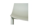 Chaise intérieur / extérieur FELIZ verte en matière plastique et métal