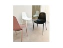 Chaise intérieur / extérieur FELIZ verte en matière plastique et métal