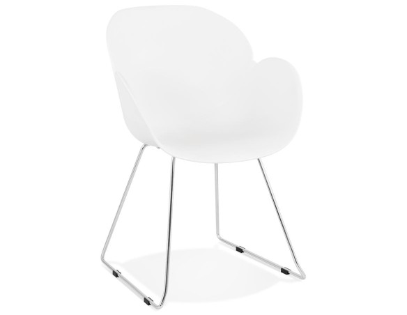 AC01410WH 5420072044057 Chaise design NEGO blanche en matière plastique