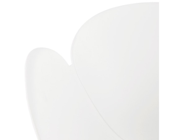 Chaise design NEGO blanche en matière plastique