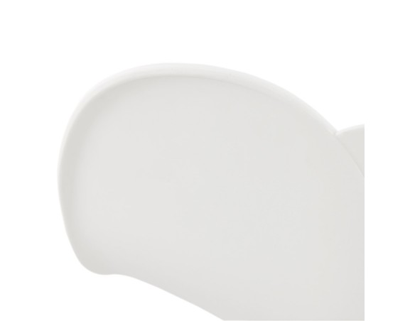 Chaise design NEGO blanche en matière plastique