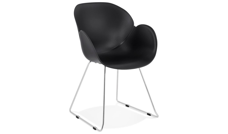 AC01420BL 5420072044071 Chaise design NEGO noire en matière plastique AC01420BL 5420072044071 Chaise design NEGO noire en matière plastique