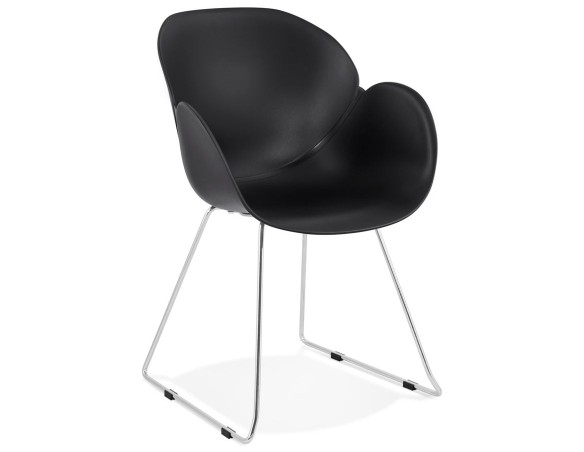 AC01420BL 5420072044071 Chaise design NEGO noire en matière plastique