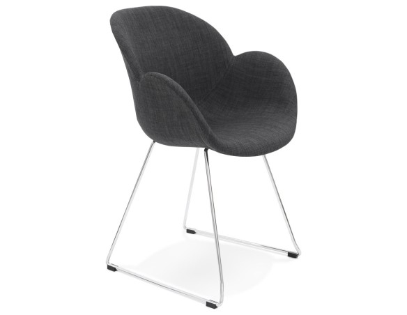 AC01430DG 5420072044095 Chaise design JUMBO gris foncé en tissu