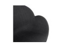 Chaise design JUMBO gris foncé en tissu