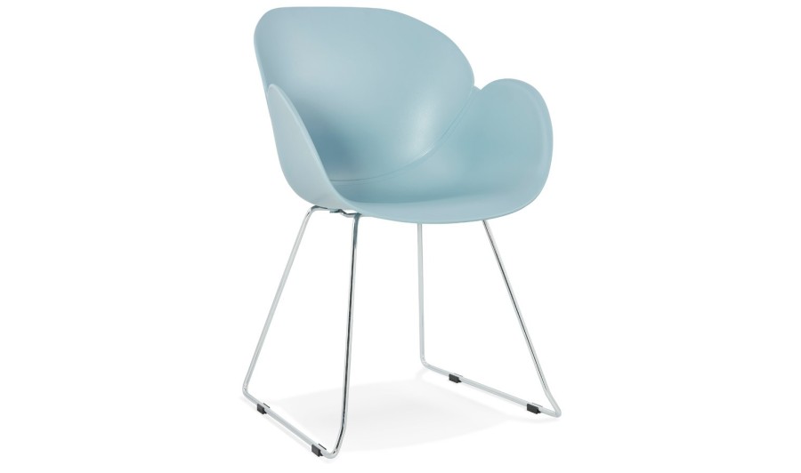 AC01770BU 5420072055213 Chaise design NEGO bleue en matière plastique AC01770BU 5420072055213 Chaise design NEGO bleue en matière plastique