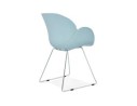 Chaise design NEGO bleue en matière plastique