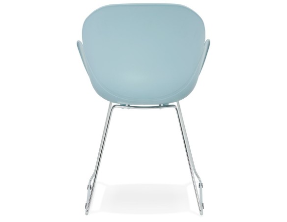 Chaise design NEGO bleue en matière plastique