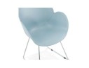 Chaise design NEGO bleue en matière plastique
