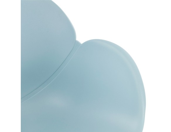 Chaise design NEGO bleue en matière plastique