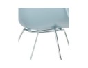 Chaise design NEGO bleue en matière plastique