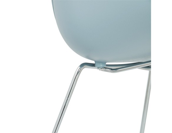Chaise design NEGO bleue en matière plastique