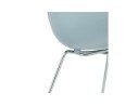 Chaise design NEGO bleue en matière plastique