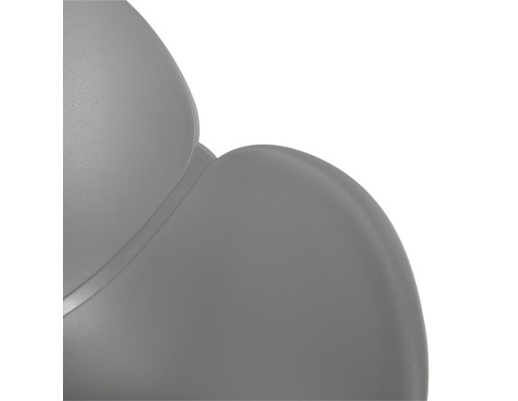 Chaise design NEGO grise en matière plastique