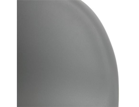 Chaise design NEGO grise en matière plastique