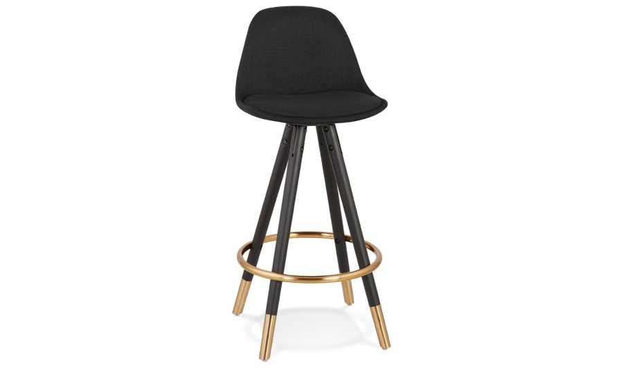 BS04020BLBL 5420072093222 Tabouret snack mi-hauteur vintage GATO MINI en tissu et bois noir BS04020BLBL 5420072093222 Tabouret snack mi-hauteur vintage GATO MINI en tissu et bois noir