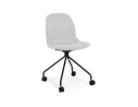 CH05060LGBL 5404028347959 Chaise de bureau TAVIRA en tissu gris clair