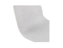 Chaise de bureau TAVIRA en tissu gris clair