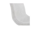 Chaise de bureau TAVIRA en tissu gris clair