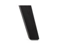 Chaise en velours moutarde JOE avec structure en bois noir