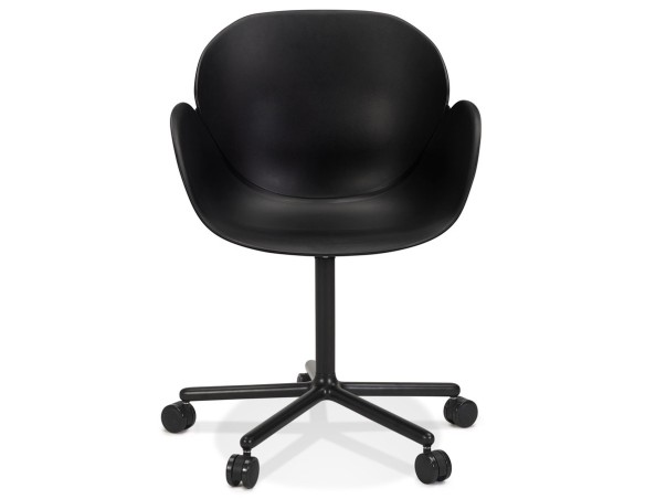 Chaise de bureau avec accoudoirs ORION noire