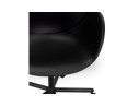 Chaise de bureau avec accoudoirs ORION noire