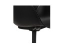 Chaise de bureau avec accoudoirs ORION noire