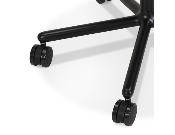 Chaise de bureau avec accoudoirs ORION noire
