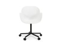 Chaise de bureau avec accoudoirs ORION blanche