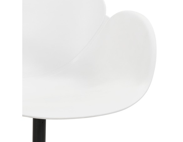 Chaise de bureau avec accoudoirs ORION blanche