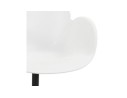 Chaise de bureau avec accoudoirs ORION blanche