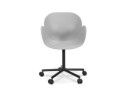 Chaise de bureau avec accoudoirs ORION gris