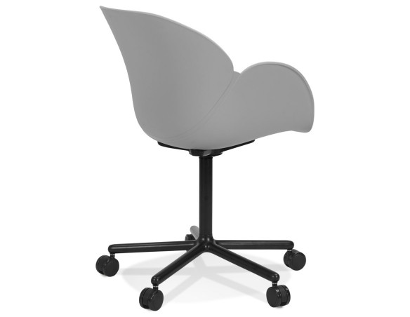 Chaise de bureau avec accoudoirs ORION gris