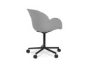 Chaise de bureau avec accoudoirs ORION gris