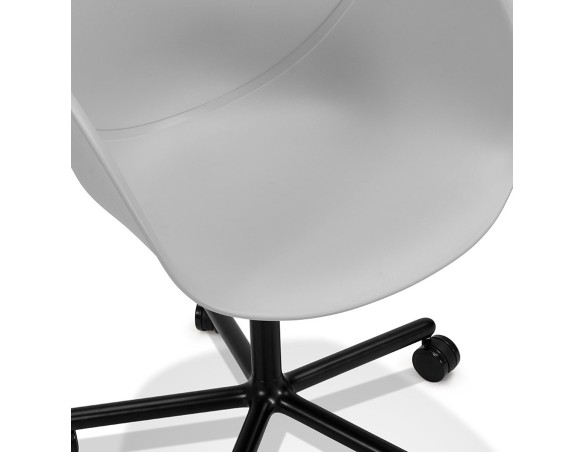 Chaise de bureau avec accoudoirs ORION gris