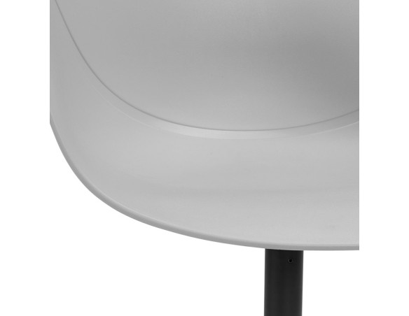 Chaise de bureau avec accoudoirs ORION gris