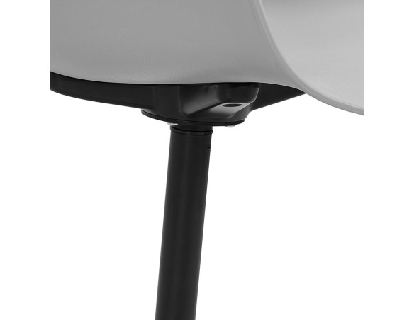 Chaise de bureau avec accoudoirs ORION gris