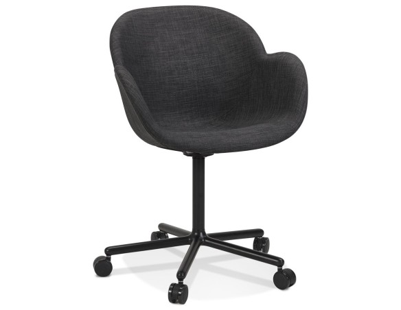 OC00780DGBL 5404028341810 Chaise de bureau avec accoudoirs ASTRA gris foncé