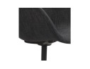 Chaise de bureau avec accoudoirs ASTRA gris foncé