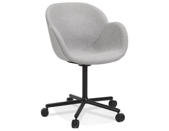 OC00790LGBL 5404028341834 Chaise de bureau avec accoudoirs ASTRA gris clair