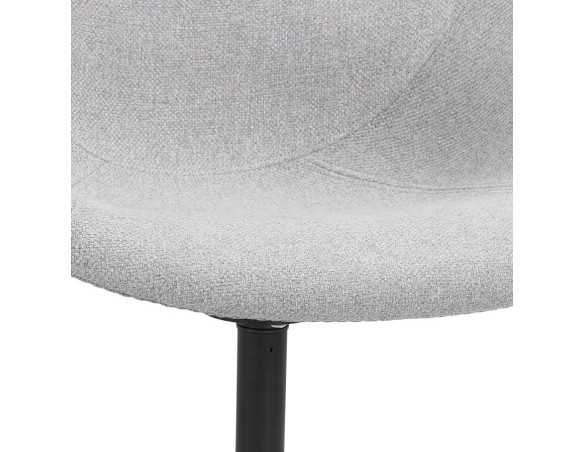 Chaise de bureau avec accoudoirs ASTRA gris clair