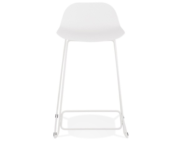 Tabouret snack mi-hauteur BABYLOS MINI blanc design