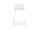 Tabouret snack mi-hauteur BABYLOS MINI blanc design