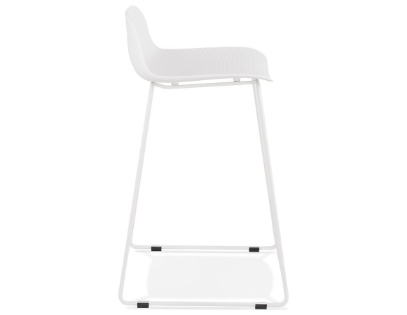 Tabouret snack mi-hauteur BABYLOS MINI blanc design