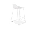 Tabouret snack mi-hauteur BABYLOS MINI blanc design