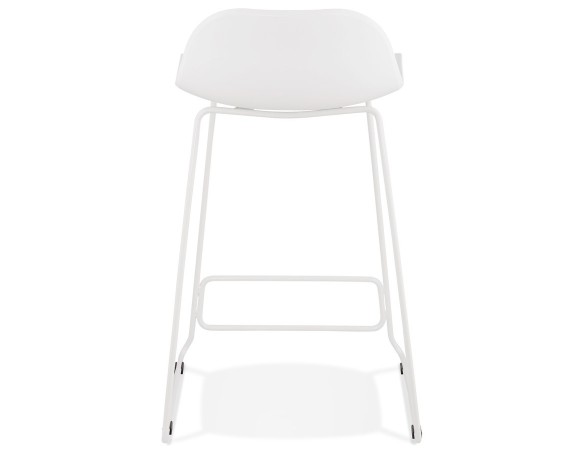 Tabouret snack mi-hauteur BABYLOS MINI blanc design