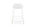 Tabouret snack mi-hauteur BABYLOS MINI blanc design